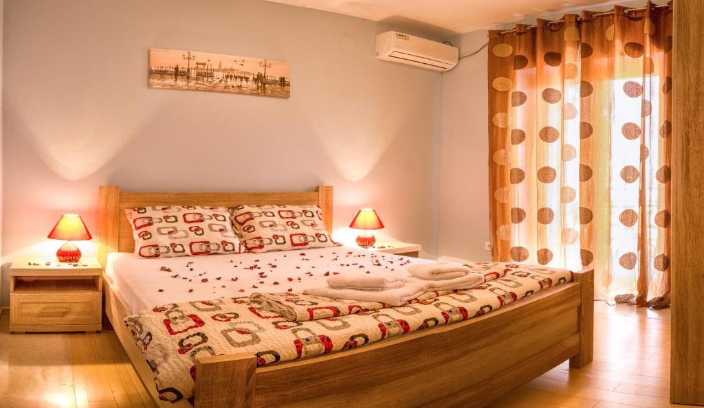 Krevet ili kreveti u jedinici u okviru objekta Apartments Kula