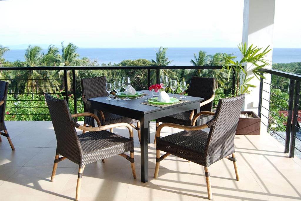 Balkón nebo terasa v ubytování Panorama de Argao Boutique Resort