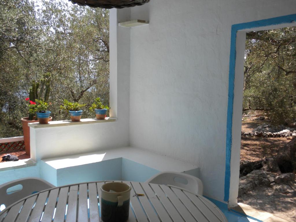 Patio nebo venkovní prostory v ubytování Chalet pagghiara