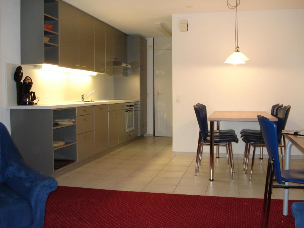 Kuchyň nebo kuchyňský kout v ubytování Apart Holidays - Haus Acletta