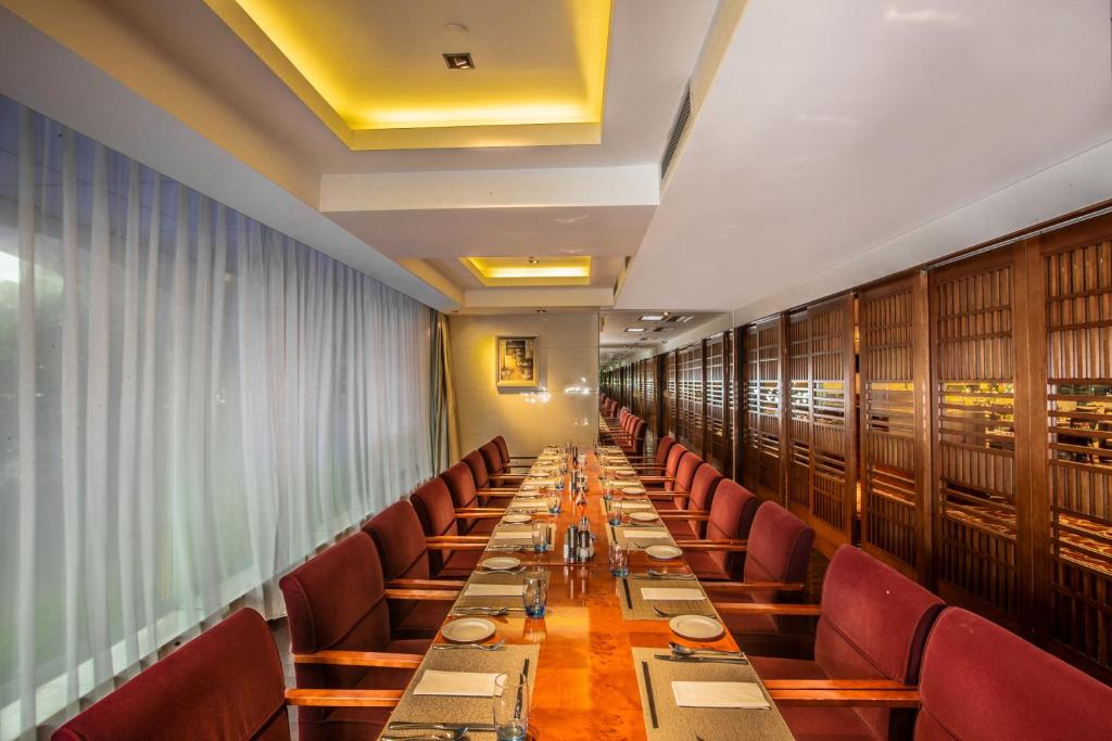 Posezení v ubytování Soluxe Hotel Guangzhou - Overseas Buyers Registration Service&Canton Fair Free Shuttle Bus 15 Oct to 04 Nov