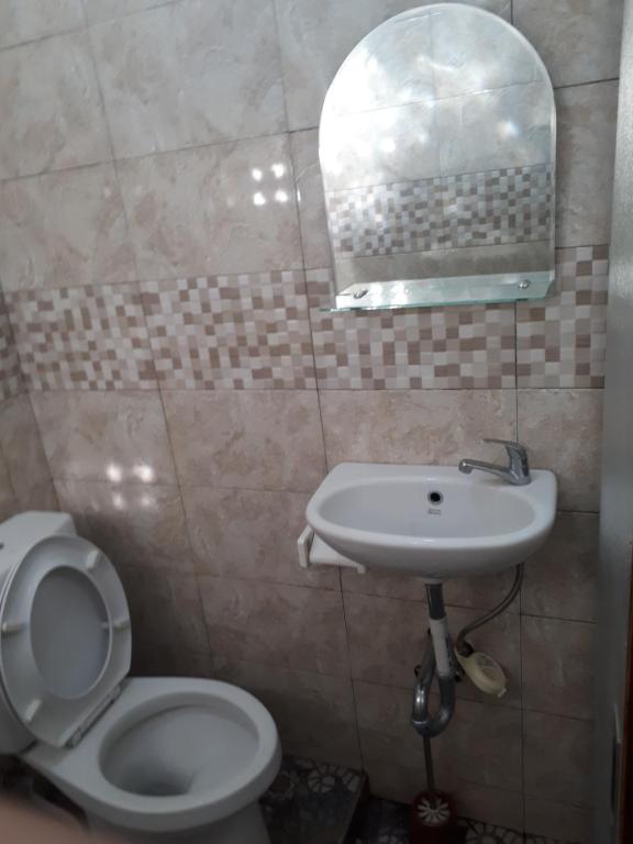 Koupelna v ubytování Indy House