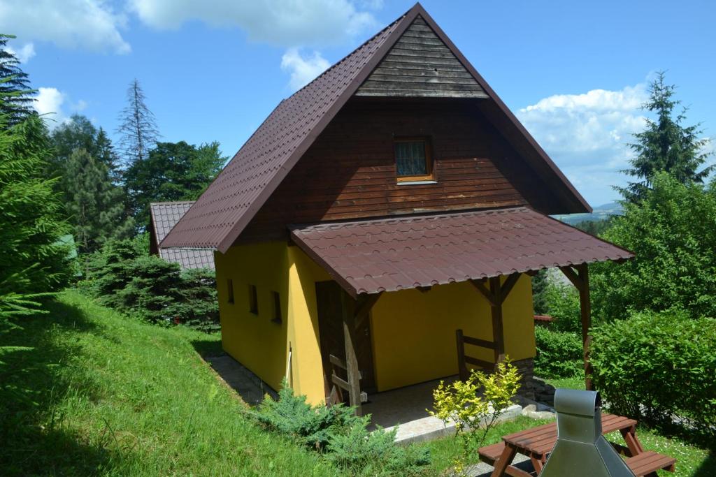 Zahrada ubytování Chaty pod Knížecí, Trojanovice