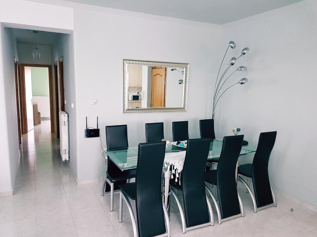Część wypoczynkowa w obiekcie Bourlis Apartments