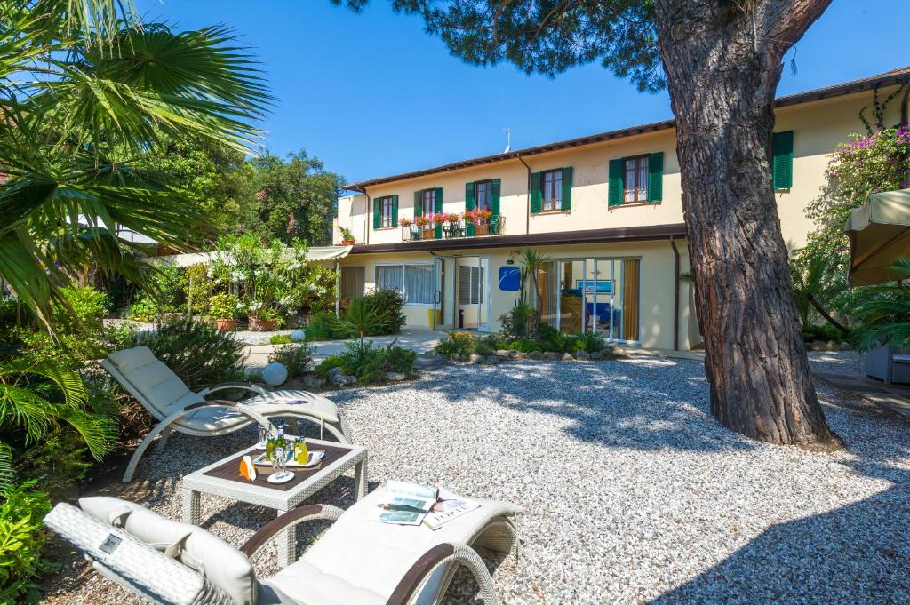 Zahrada ubytování Hotel La Pace