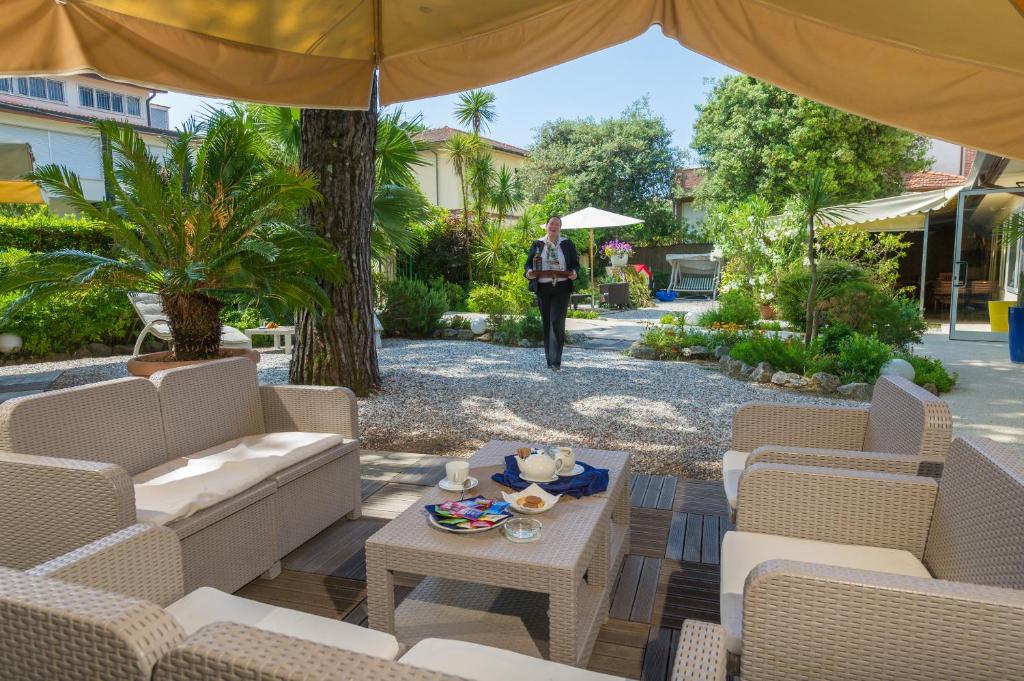 Zahrada ubytování Hotel La Pace