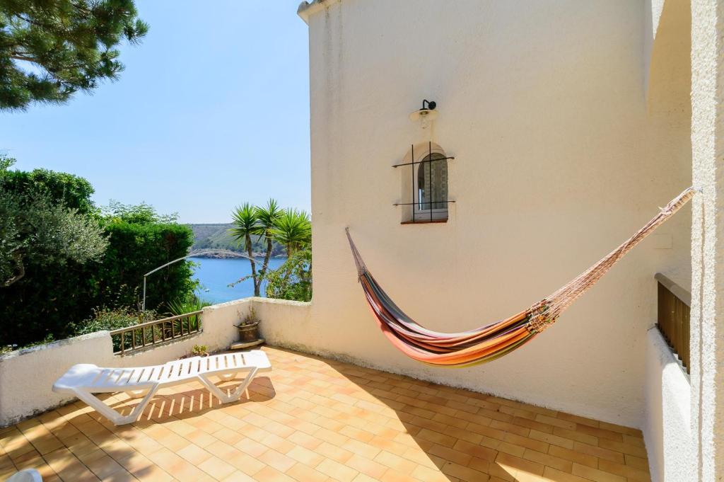 Balkón alebo terasa v ubytovaní Costabravaforrent Palas Atenea