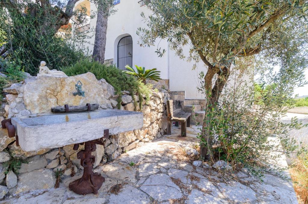Vonkajšia záhrada v ubytovaní Costabravaforrent Palas Atenea