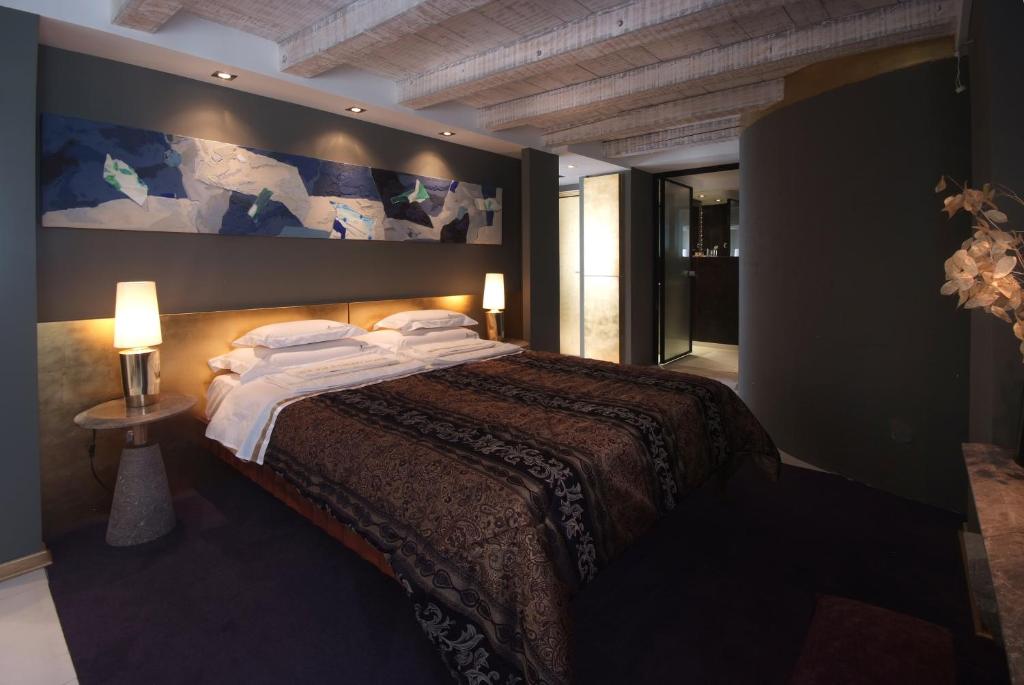 Cama o camas de una habitación en Boutique Hotel Hippocampus