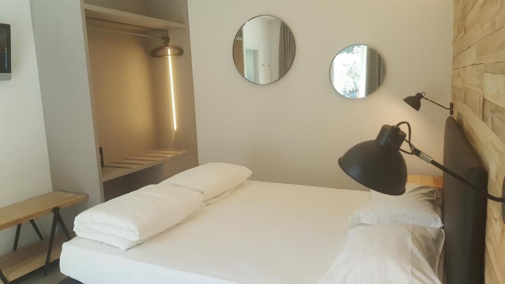 Postel nebo postele na pokoji v ubytování Hotel Anna