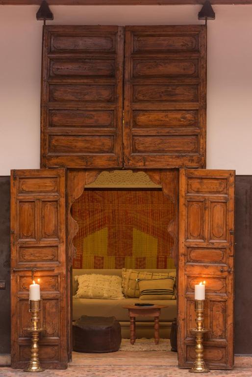 Et sittehjørne på Riad Kasbah & Spa