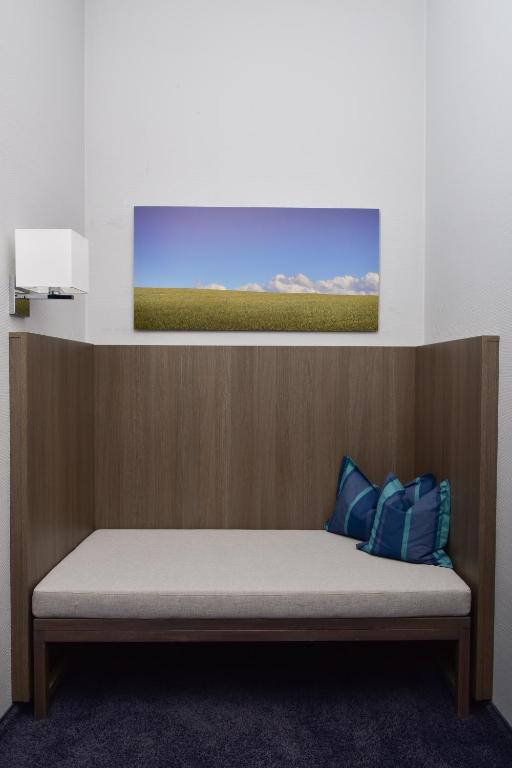 Postel nebo postele na pokoji v ubytování Frühlings-Hotel