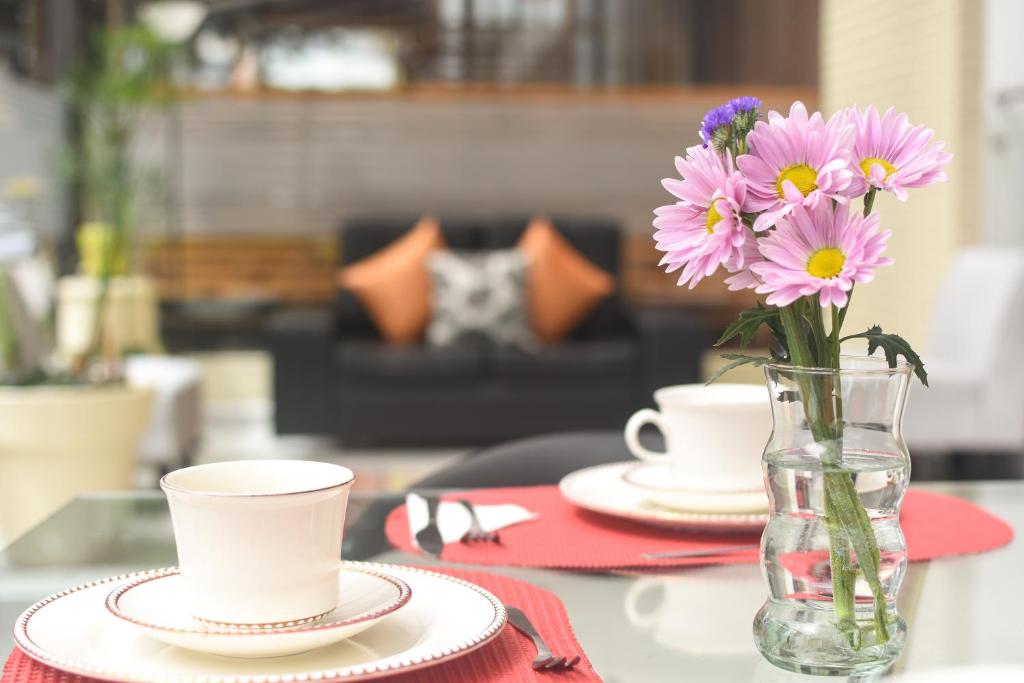 Posezení v ubytování Terraza Hotel Bogota