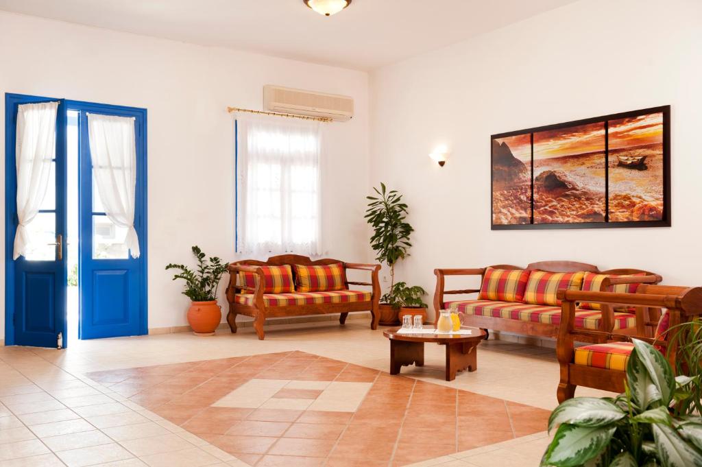 Posezení v ubytování Hotel Eleni