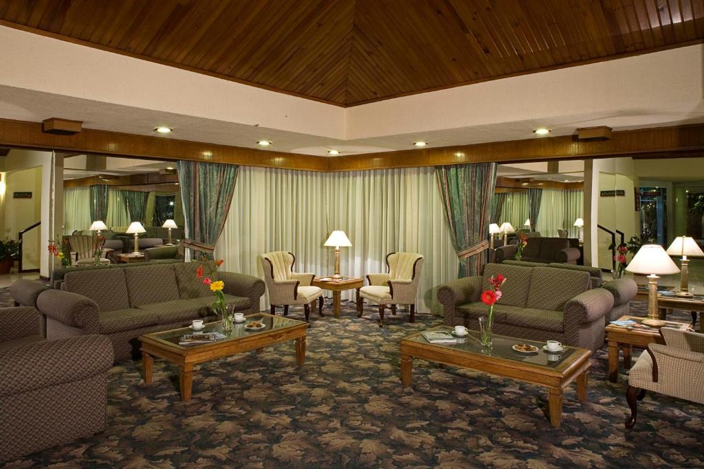 Posezení v ubytování Hotel La Joya Tulancingo