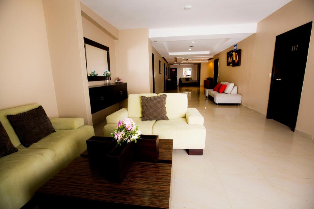 Posezení v ubytování Hotel Los Almendros