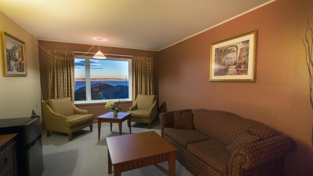 Posezení v ubytování Hôtel Motel La Vigie