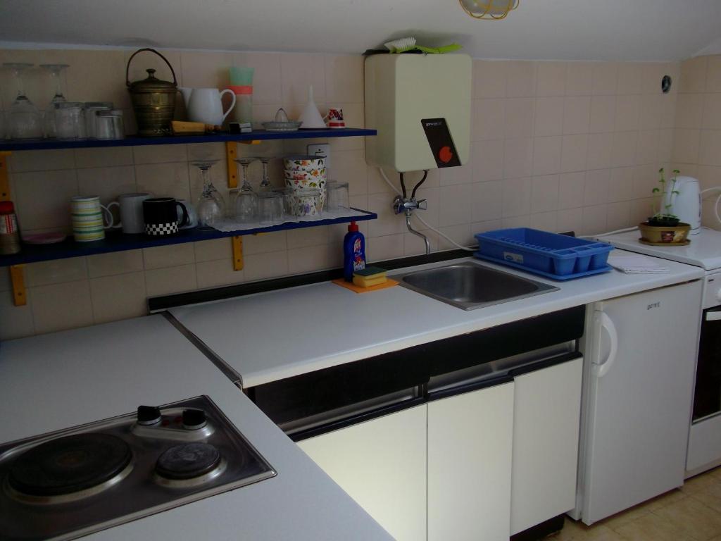 Kuchnia lub aneks kuchenny w obiekcie Soline accommodation