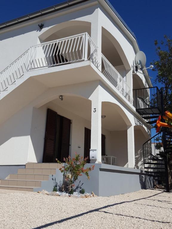 Balkón nebo terasa v ubytování Apartments Merion