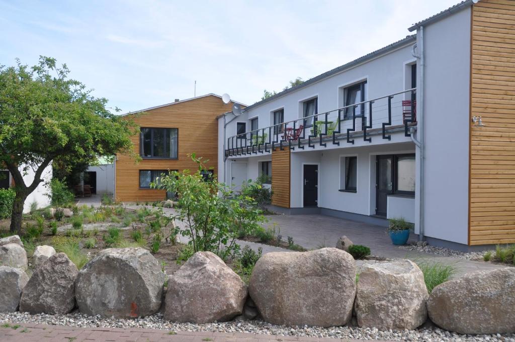 Byggingin sem hótelið er í