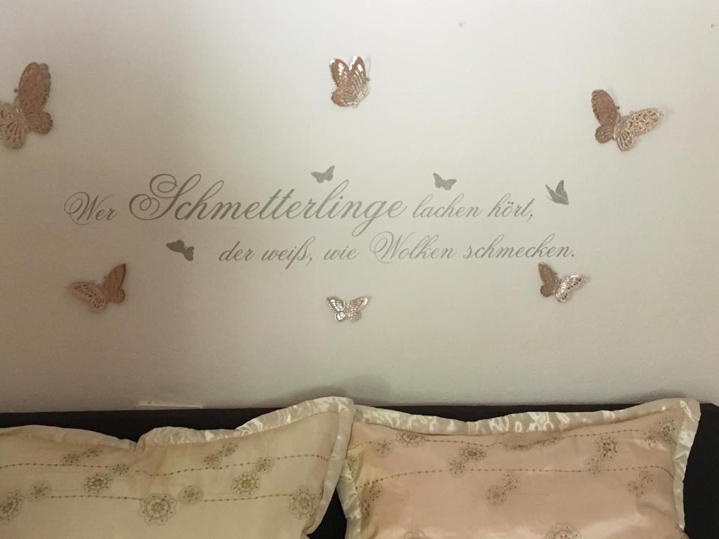 Postel nebo postele na pokoji v ubytování Ferienwohnung Renate
