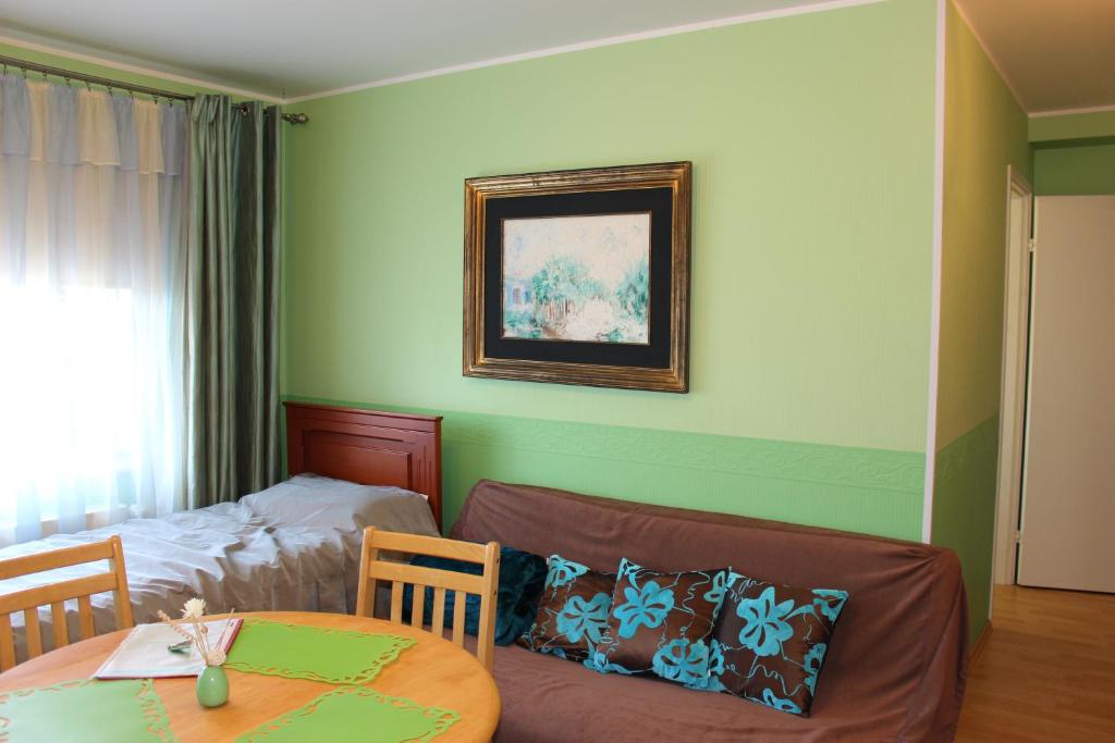 Posezení v ubytování Fortuna Apartments