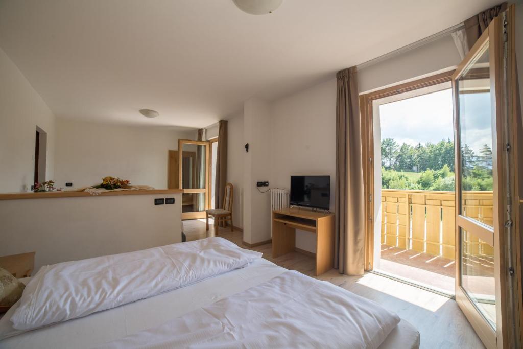 TV a/nebo společenská místnost v ubytování Caminetto Mountain Resort