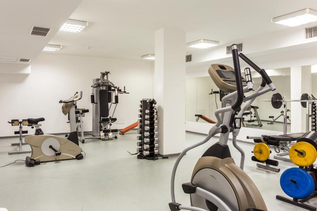 Fitness centrum a/nebo fitness zařízení v ubytování The Stream Resort