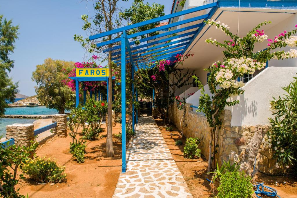 Zahrada ubytování Faros Rooms