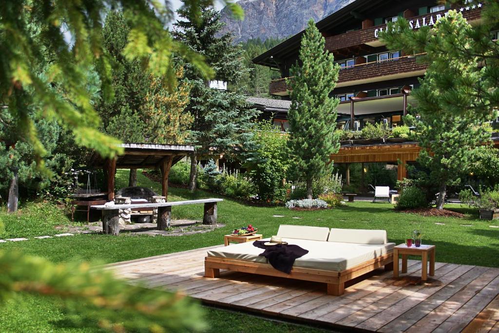 Zahrada ubytování Hotel Ciasa Salares