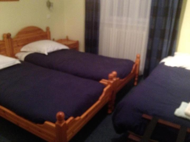 Postel nebo postele na pokoji v ubytování Hôtel Restaurant Wolf