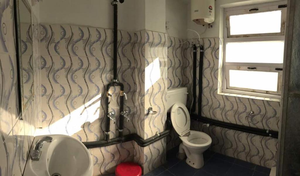Koupelna v ubytování Hotel Yak Jispa