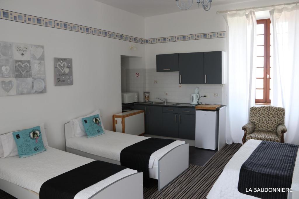 Chambre d'hôte Manoir de La Baudonnière - Chambre Familiale Avec Salle De Bain Privée