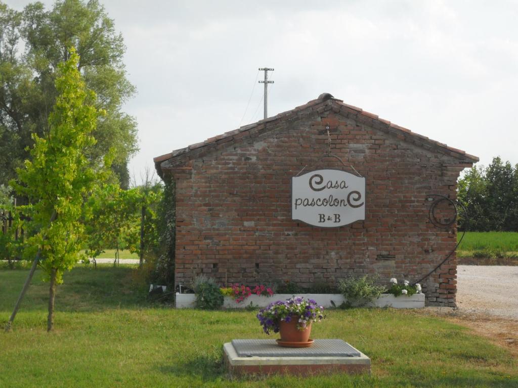 Zahrada ubytování B&B Casa Pascolone