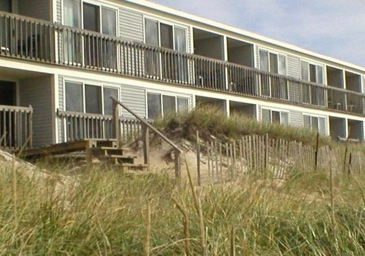 Budova, kde se aparthotel nachází