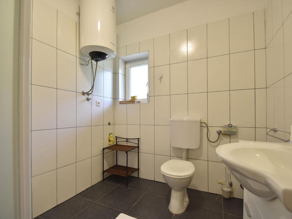 Koupelna v ubytování Apartment in Knin near Knin Fortress