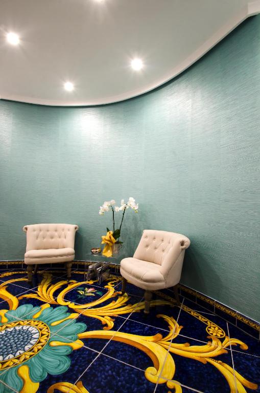 A seating area at B&B Maiori Luxury