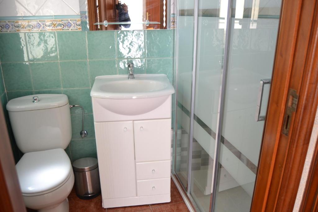 Kúpeľňa v ubytovaní Apartamentos Pacheca