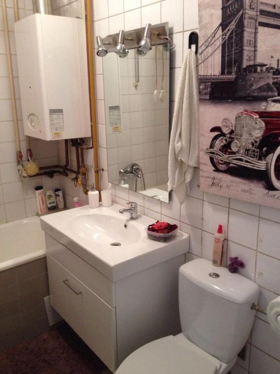 Kúpeľňa v ubytovaní Studio apartman Zagreb zapad Vrapče