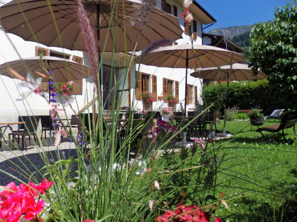 Zahrada ubytování Hôtel Viallet