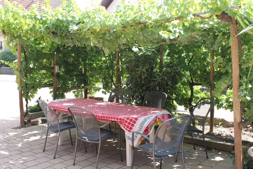 Zahrada ubytování Chambres d'Hôtes Arnold