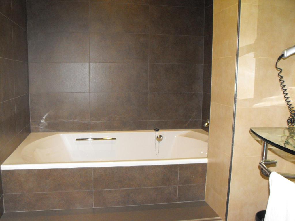Koupelna v ubytování Hotel Pere III El Gran