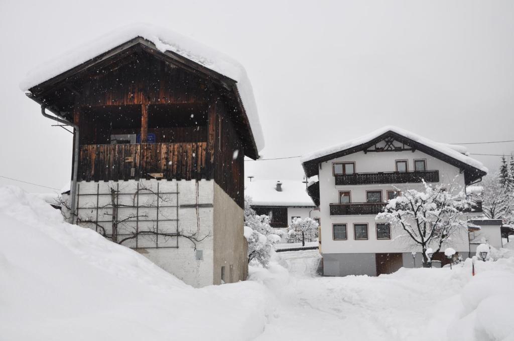 Gasthof Alpenrose v zimě