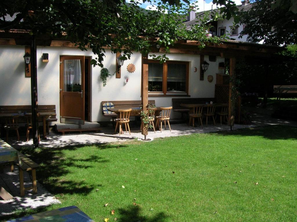 Zahrada ubytování Gasthof Alpenrose