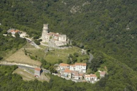 Letecký snímek ubytování La Chatellenie