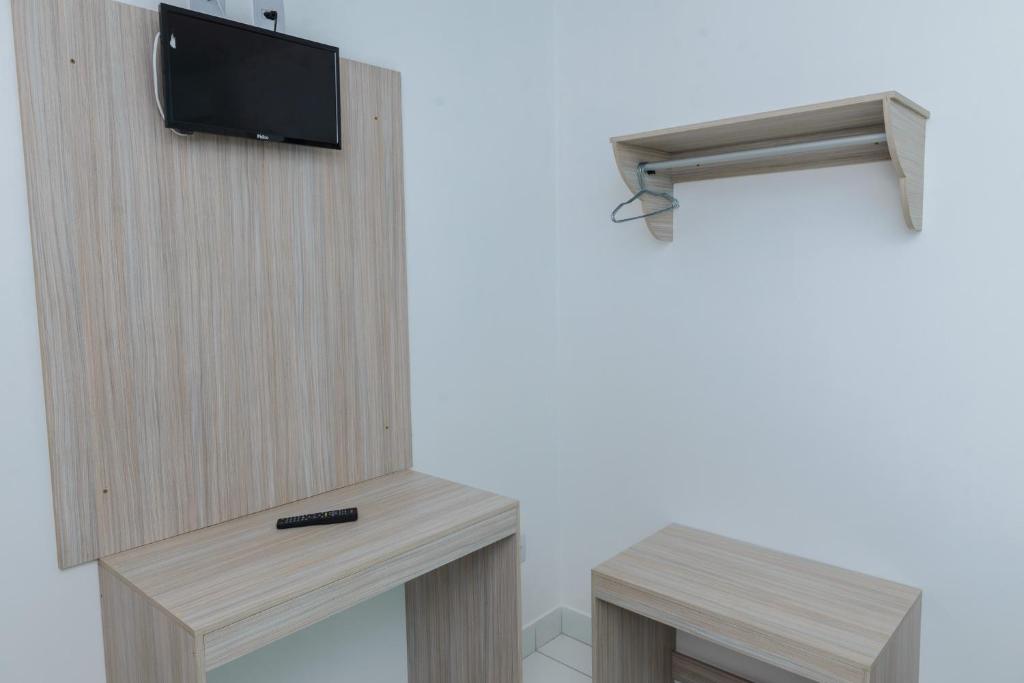 TV a/nebo společenská místnost v ubytování Pojuca Plaza Hotel
