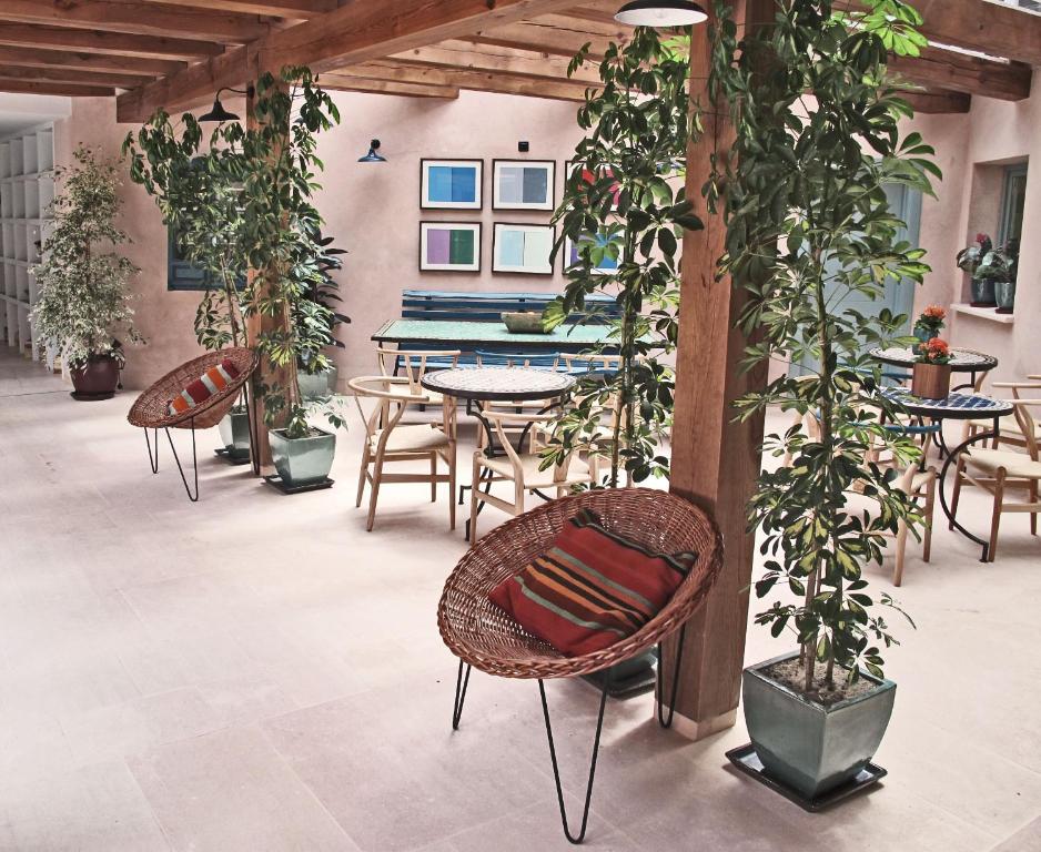 Posezení v ubytování Hotel Ayllon