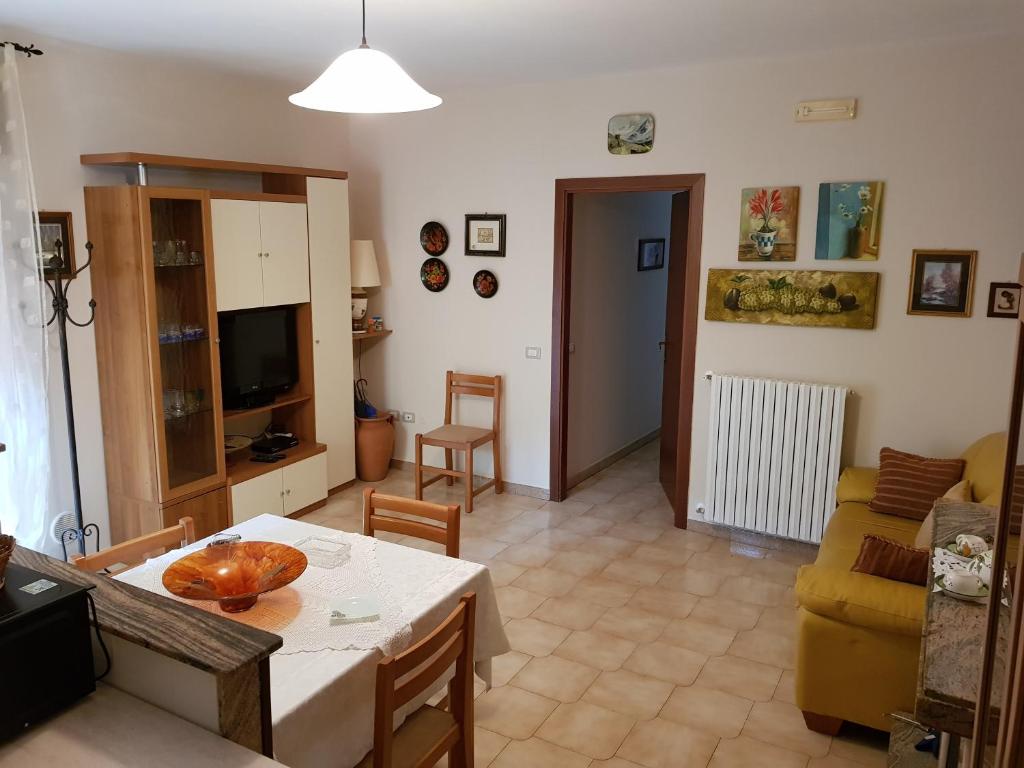 Posezení v ubytování B&B Via Roma