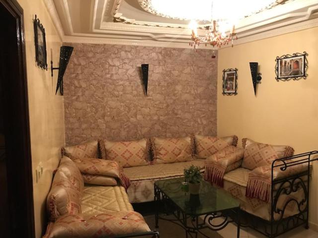 Posezení v ubytování Riad Dar Mesouda