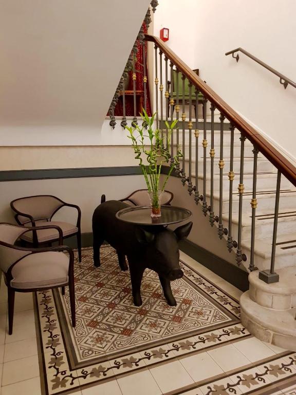 Domácí mazlíčci ubytovaní s hosty v ubytování Hotel Restaurant Edmond's